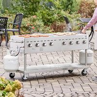 Backyard Pro CPBQ-60 60 inch Stainless Steel Liquid Propane Outdoor Grill