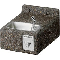 Halsey Taylor 4593 Sierra Stone Wall Mount Non-Filtered ADA-Compliant Outdoor Drinking Fountain