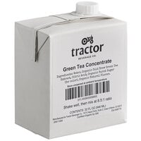 Tractor Beverage Co. Organic Green Tea Beverage 8.5:1 Concentrate 32 fl. oz. - 12/Case