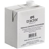 Tractor Beverage Co. Organic Hibiscus Beverage 8.5:1 Concentrate 32 fl. oz. - 12/Case