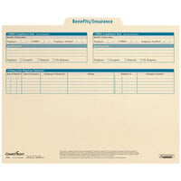 ComplyRight 9 1/2 inch x 11 1/2 inch Benefits / Insurance Folder - 25/Pack