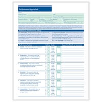 ComplyRight 8 1/2 inch x 11 inch Performance Appraisal Sheet A2192