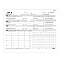 ComplyRight 8 1/2" x 11" 1095-B IRS Copy of Health Coverage Laser Tax Form - 50/Pack