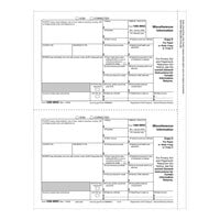 ComplyRight 1099 2-Up Payer Copy of Miscellaneous Income Tax Forms - 50/Pack