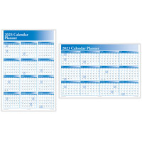 ComplyRight 36 inch x 24 inch Blue 2023 Full Calendar Planner