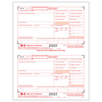 ComplyRight 2-Up Federal Copy A of W-2 Tax Forms 520150 - 50/Pack