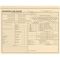ComplyRight 9 1/2 inch x 11 3/4 inch Orthodontic Case Analysis Envelo-File - 25/Pack