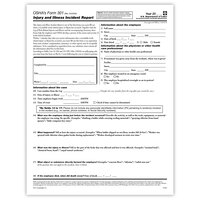 ComplyRight OSHA Form 301 W0282 - 25/Pack