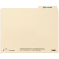 ComplyRight 9 1/2 inch x 11 3/4 inch Attendance Record Folder - 25/Pack