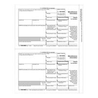 ComplyRight 1099 2-Up Recipient Copy of Miscellaneous Income Tax Forms - 50/Pack