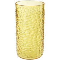 GET 3316-Y Waikiki 16 oz. Yellow Customizable SAN Plastic Hammered Tumbler - 72/Case