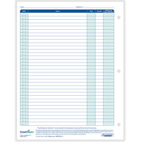 ComplyRight 2022/2023 White Academic Year Attendance Calendar - 50/Pack
