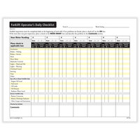 ComplyRight Forklift Daily Checklist - 50/Pack