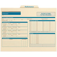 ComplyRight 9 1/2 inch x 11 3/4 inch Performance Folder - 25/Pack
