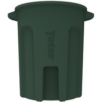 Toter RND55-B0960 55 Gallon Green Round Trash Can