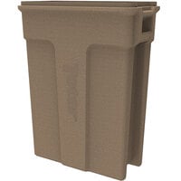 Toter SL023-00249 Slimline 23 Gallon Sandstone Trash Can