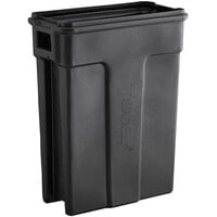Toter SL023-00200 Slimline 23 Gallon Black Trash Can