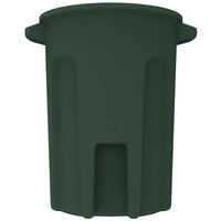 Toter RND44-B0960 44 Gallon Green Round Trash Can