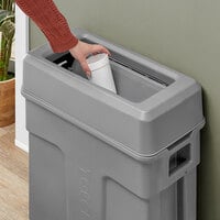 Toter SL000-10125 Dark Cool Gray Swing Lid for 16 and 23 Gallon Slimline Trash Cans