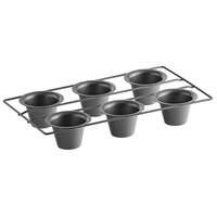6-Cup 16 inch x 9 inch Carbon Steel Popover Pan