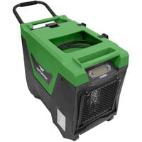 XPOWER XD-85L2-Green 145 Pint Commercial Dehumidifier with Automatic Purge Pump, Drainage Hose, Storage Compartment, and Wheels