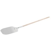 American Metalcraft 12 inch x 14 inch Aluminum Pizza Peel with 38 inch Wood Handle 5212