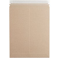 Lavex Stayflats® Kraft Self-Sealing Rigid Mailer #3 - 11" x 13 1/2" - 100/Case