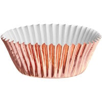 Enjay 2" x 1 1/4" Rose Foil Baking Cup - 10200/Case