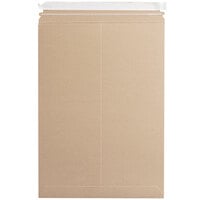 Stayflats® Kraft Self-Sealing Rigid Mailer #6 - 13 inch x 18 inch - 100/Case