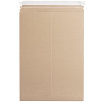 Lavex Stayflats® Kraft Self-Sealing Rigid Mailer #6 - 13" x 18" - 100/Case