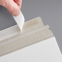 Stayflats® White Self-Sealing Rigid Mailer #7 - 17 inch x 21 inch - 100/Case