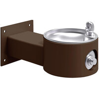 Halsey Taylor Endura II 4405FRKBRN Brown Non-Filtered Freeze-Resistant Outdoor Tubular Wall Mount Drinking Fountain