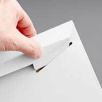 Stayflats® White Tab-Locking Rigid Mailer #11 - 18 inch x 24 inch - 50/Case