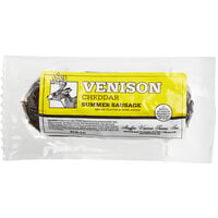 Shaffer Venison Farms 6 oz. Venison Cheddar Summer Sausage - 25/Case