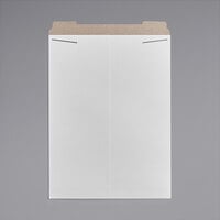 Stayflats® White Tab-Locking Rigid Mailer #12 - 20 inch x 27 inch - 50/Case