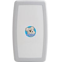 Koala Kare KB301-05 White Granite Vertical Surface-Mounted Baby Changing Station / Table