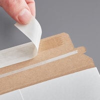 Stayflats® White Self-Sealing Rigid Mailer #10 - 7 inch x 9 inch - 100/Case