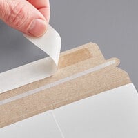 Stayflats® White Self-Sealing Rigid Mailer #9 - 6 inch x 6 inch - 200/Case