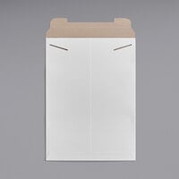 Stayflats® White Tab-Locking Rigid Mailer #6 - 13 inch x 18 inch - 100/Case