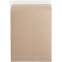 Stayflats® Kraft Self-Sealing Rigid Mailer #5 - 9 3/4 inch x 12 1/4 inch - 100/Case