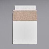 Stayflats® White Self-Sealing Rigid Mailer #55 - 5 1/8 inch x 5 1/8 inch - 200/Case