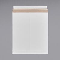 Lavex Stayflats® White Self-Sealing Rigid Mailer #4 - 12 3/4" x 15" - 100/Case