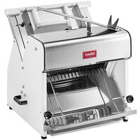 Estella Countertop Bread Slicer with Crumb Tray - 1" Slice Thickness, 18 3/4" Max Loaf Length - 110V, 1/4 hp