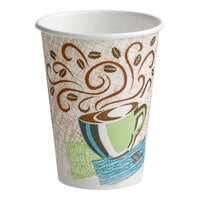 Dixie PerfecTouch Insulated Paper Hot Cup 12 oz. - 500/Case