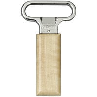 Franmara Ahh Super! Chrome-Plated Two-Prong Cork Extractor with Birch Sheath 2127B