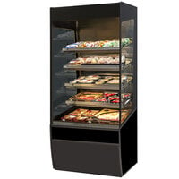 Federal Industries VHSS-2478S Vision Series 24 inch Straight End Heated Self-Serve Merchandiser with Four Shelves