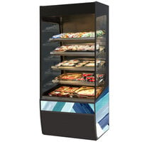 Federal Industries VHSS-3678S Vision Series 36 inch Straight End Heated Self-Serve Merchandiser with Four Shelves
