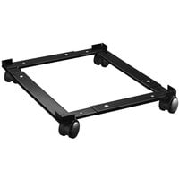 Hirsh Industries 10035 Black Adjustable Letter-Legal File Dolly