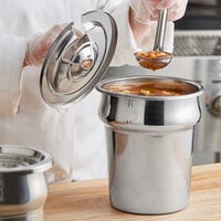 Choice 4 Qt. Stainless Steel Inset Kit with Cover and Ladle
