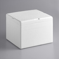Lavex Packaging Insulated Foam Cooler 12 1/8 inch x 10 3/8 inch x 7 1/4 inch - 1 1/2 inch Thick